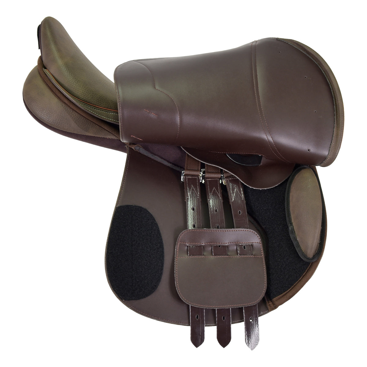 Status E2 Close contact jump saddle - Brown
