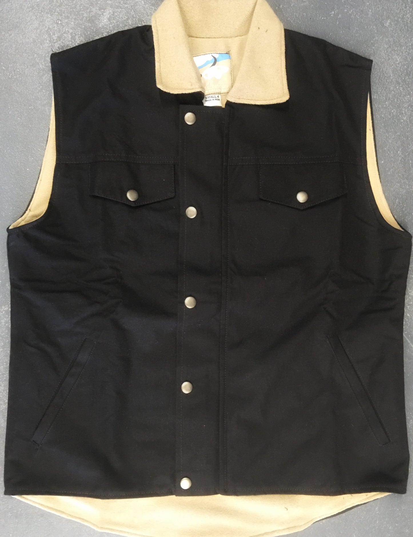 Nullarbor Oilskin Vest Adults - Fleece lined