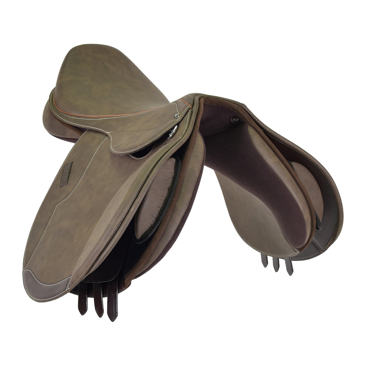 Status E2 Close contact jump saddle - Brown