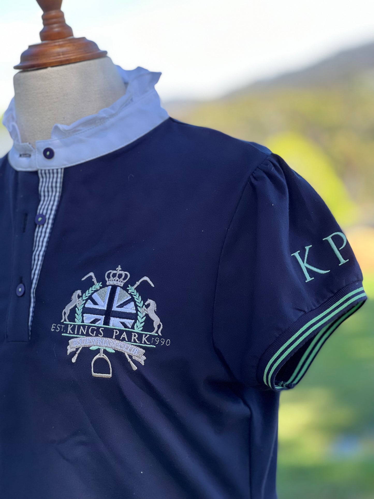 KPEC Ruffle Neck Polo Shirt