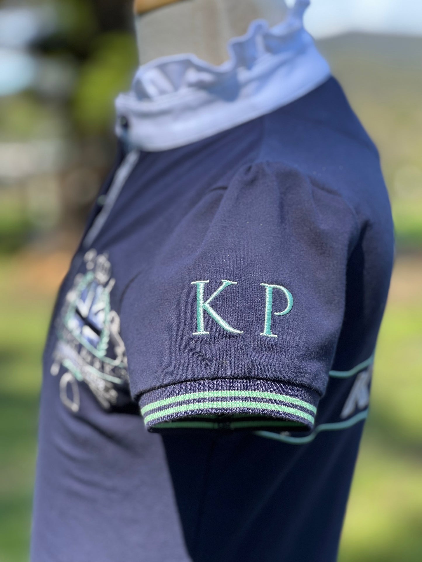 KPEC Ruffle Neck Polo Shirt