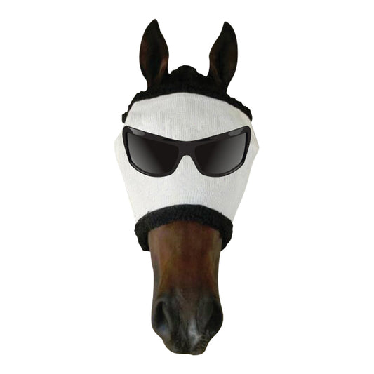 Fly mask with sunglasses