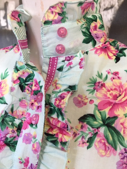 Floral Ruffle Blouse